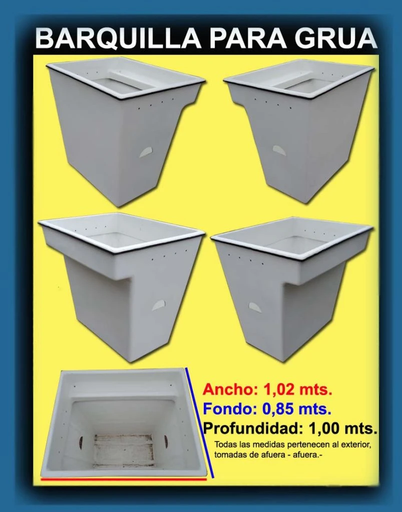 Barquilla para grua