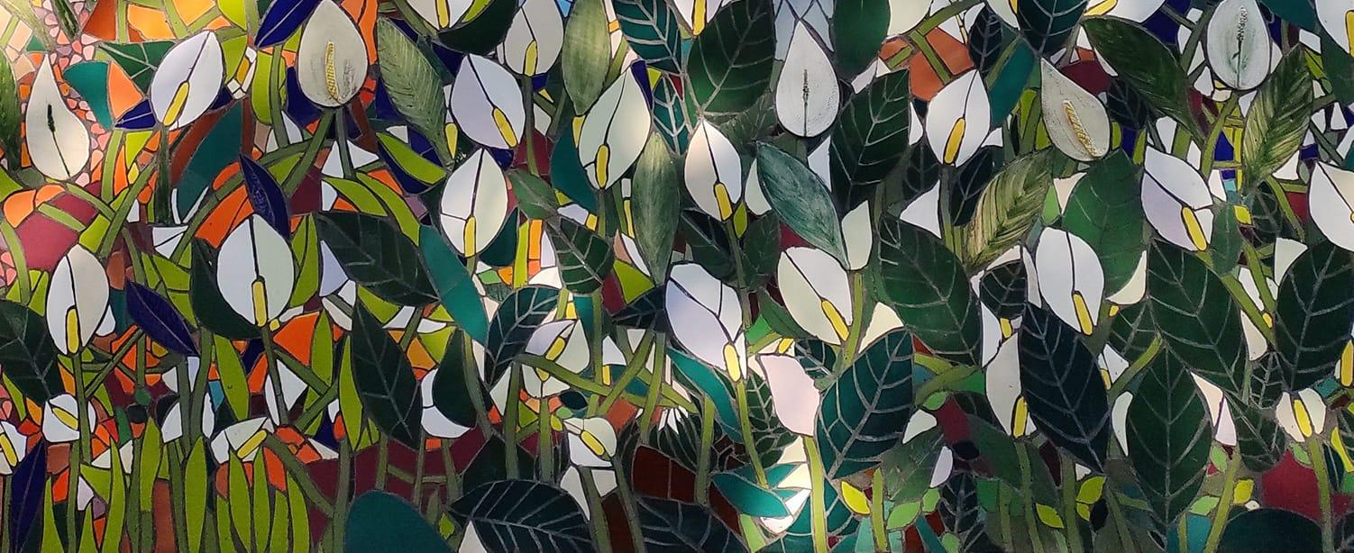 Mural en mosaico. Propiedad Privada. 2021