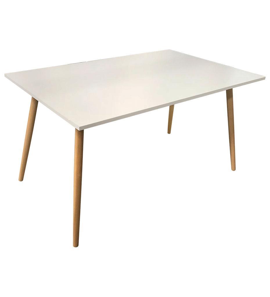 Mesa eames Kaunas, mesa madera de comedor, mesa comedor, mesa de madera