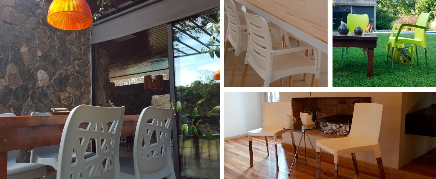 Sillas de plastico, sillas y sillones de jardín, sillas para bares, restaurantes, sillas para exterior