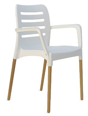 Sillón de diseño, de plástico para interior y exterior, sillas en Cordoba, sillon apilable, sillones para jardin, sillon de comedor. 