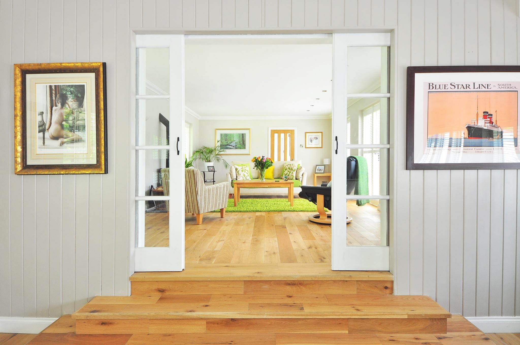 Decoración con colores claros