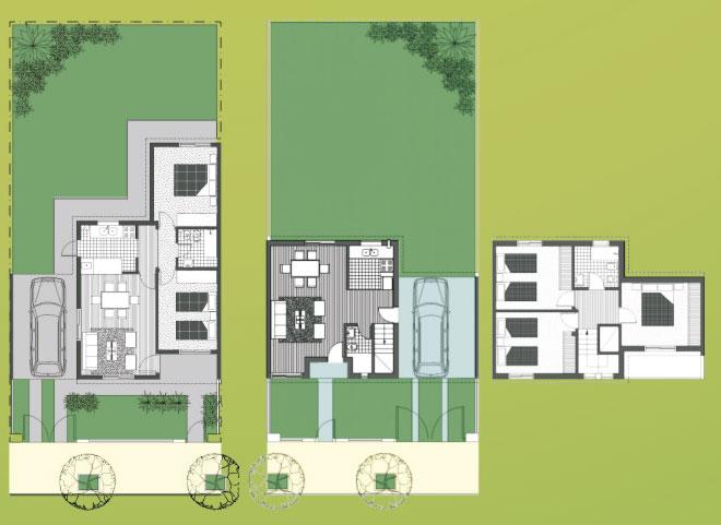 Plano 2 y 3 dormitorios
