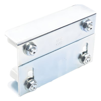 Guía Superior Ajustable / 4 Rodillos Nylon 30 mm / Acero Galvanizado / Puertas 35-62 mm / 2.27 kg
