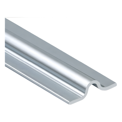 Guía de Piso Sobrepuesta / Acero Galvanizado / 3 m (9.84 ft) / 1.55 kg/m / Puertas Corredizas Industriales