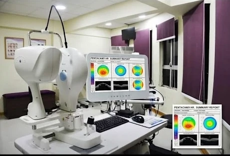 Consulta oftalmológica profesional con tecnología avanzada