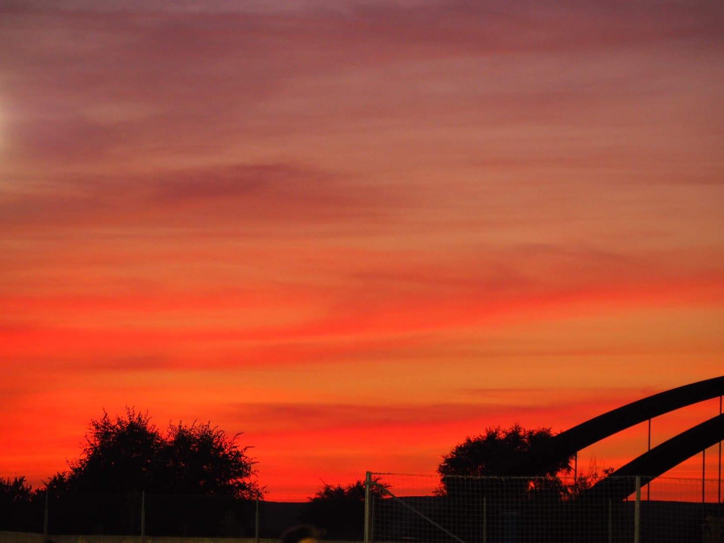 Cielo rojo