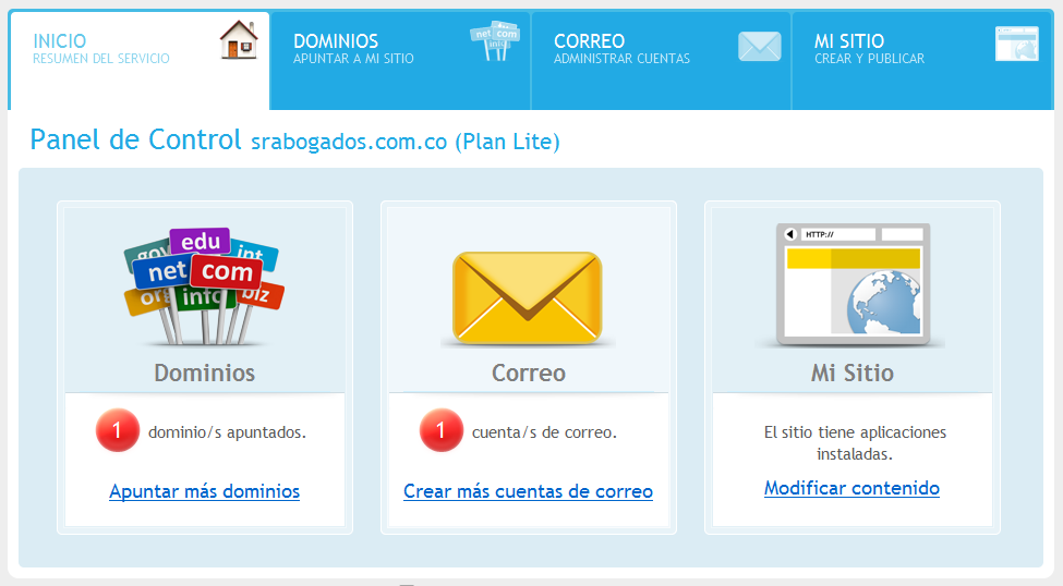La Tienda de Tecnologia - Hosting - Ferozo Panel