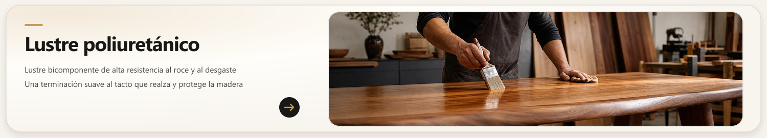 Terminación de madera