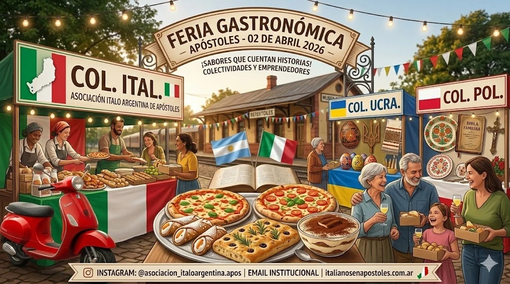 Sabores que cuentan historias: Llega una nueva Feria Gastronómica a Apóstoles