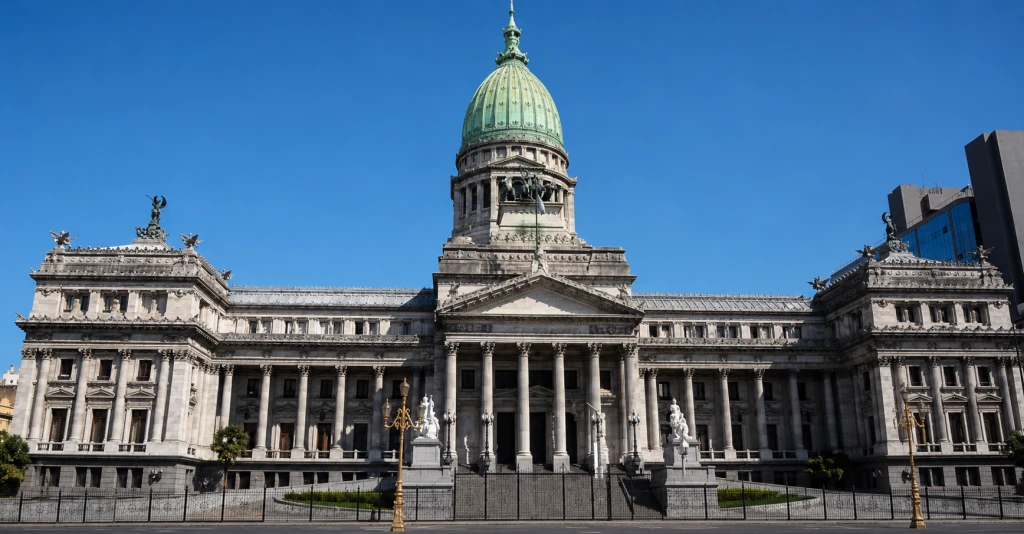 Legisladores debatiendo en el recinto