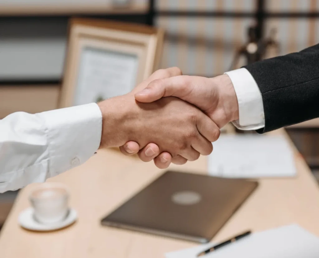 Acuerdo y confianza entre empresas