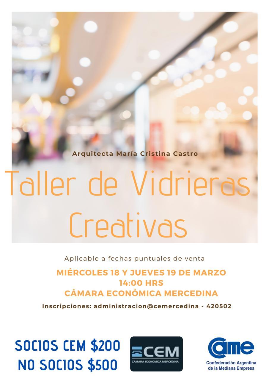 Invitan a Taller de Vidrieras Creativas en la CEM con dos días intensivos