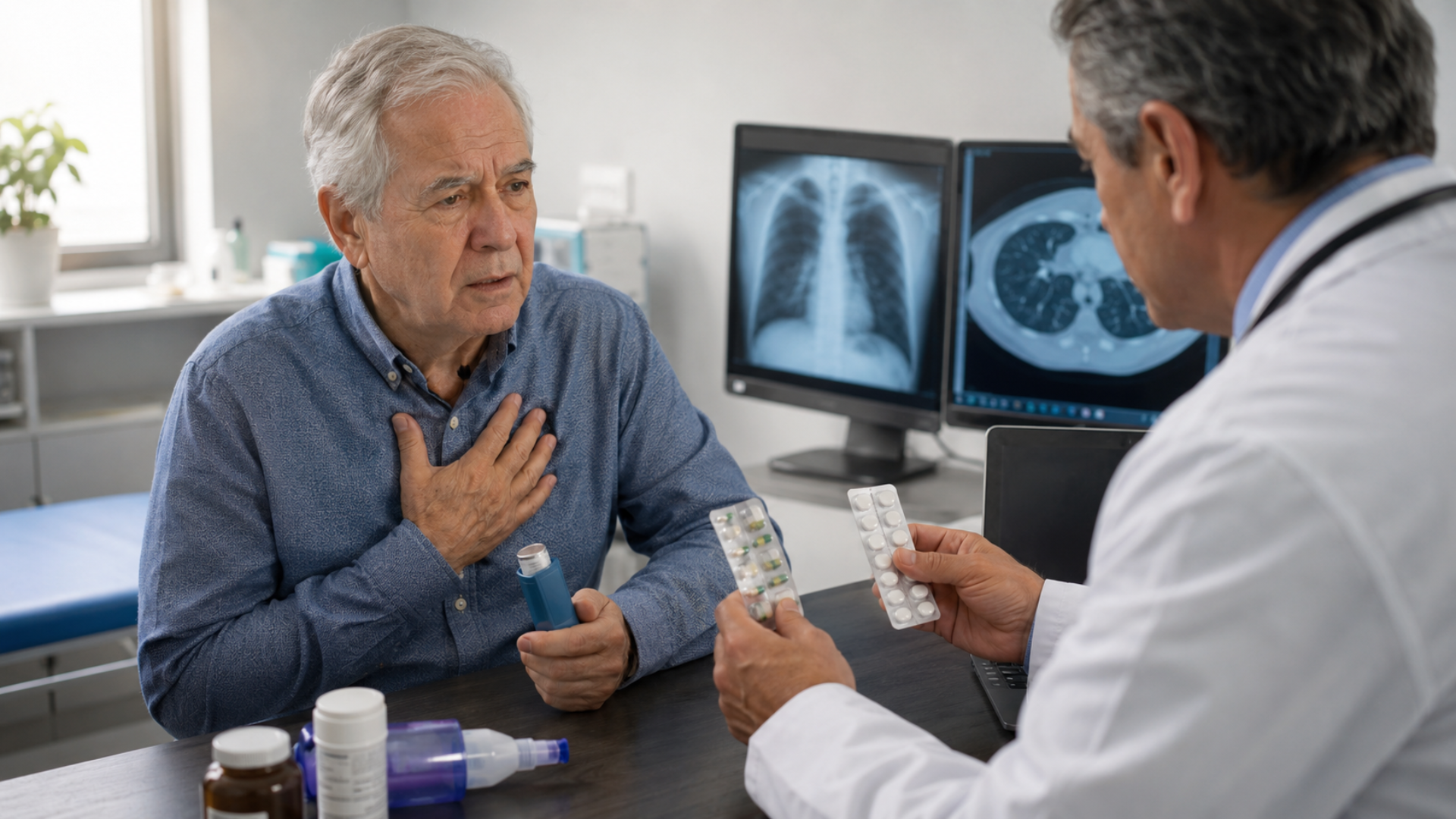 Azitromicina versus roflumilast en pacientes con enfermedad pulmonar obstructiva crónica.