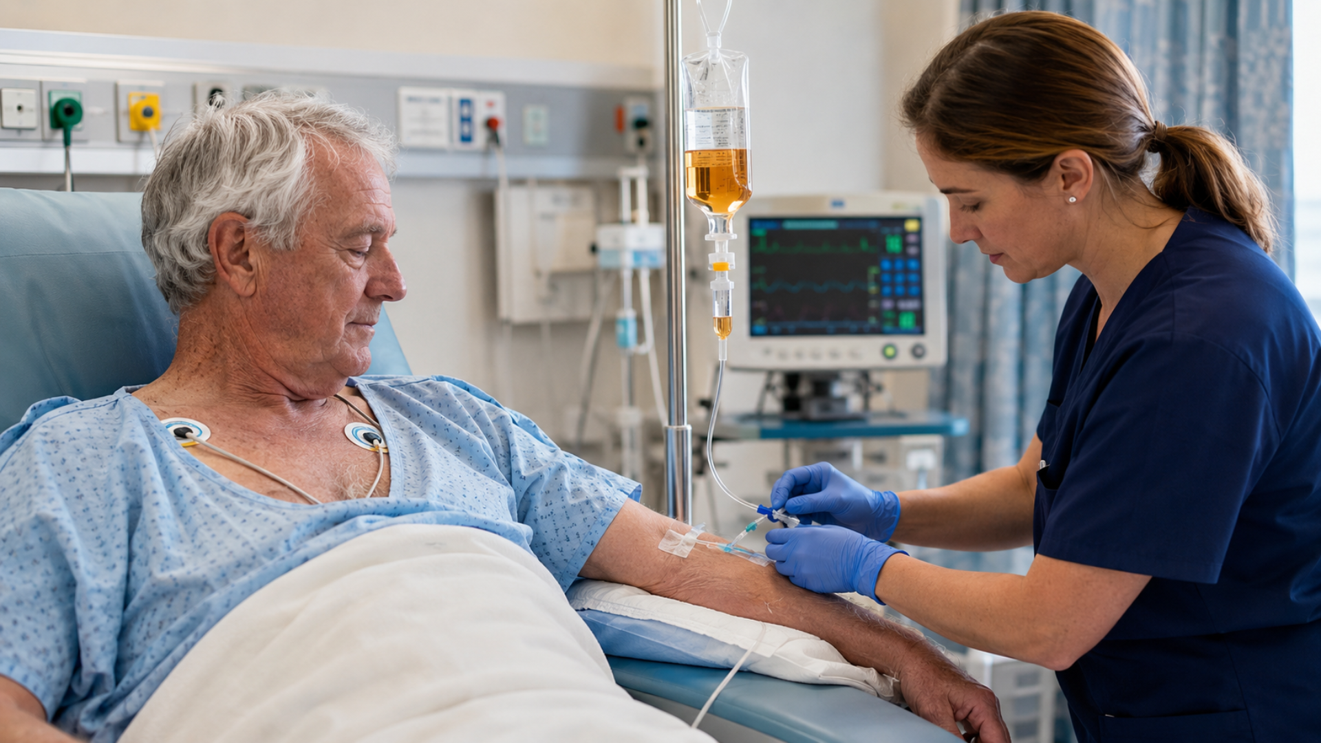 Hierro intravenoso para tratar la anemia antes de una cirugía cardíaca.