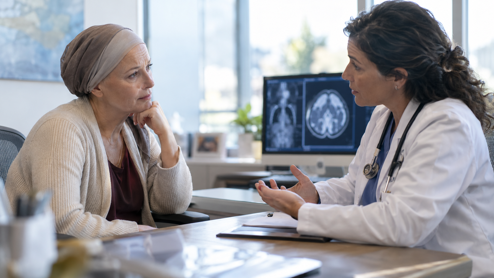Efecto de comunicar las incertidumbres sobre los beneficios y riesgos de los nuevos fármacos contra el cáncer en la decisión de aceptarlos.
