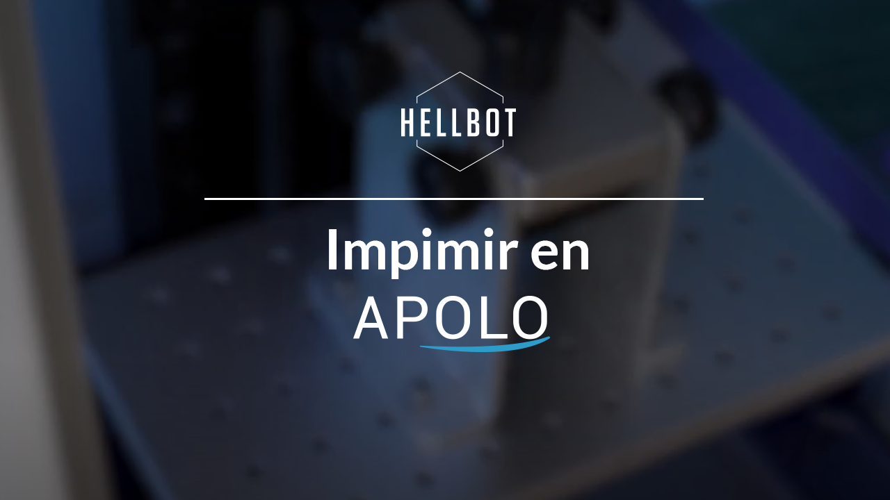 Video Tutorial: nivelación de cama e impresión en la impresora Apolo.