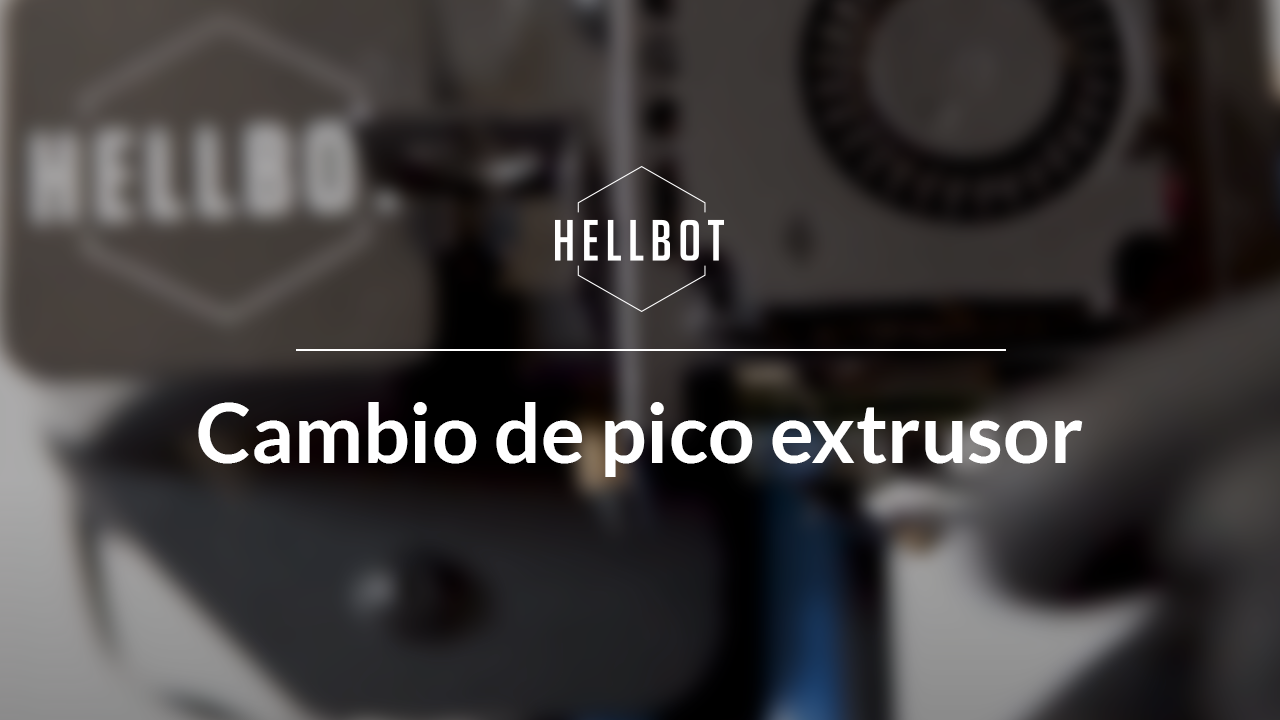 Video Tutorial: Cambio de pico extrusor