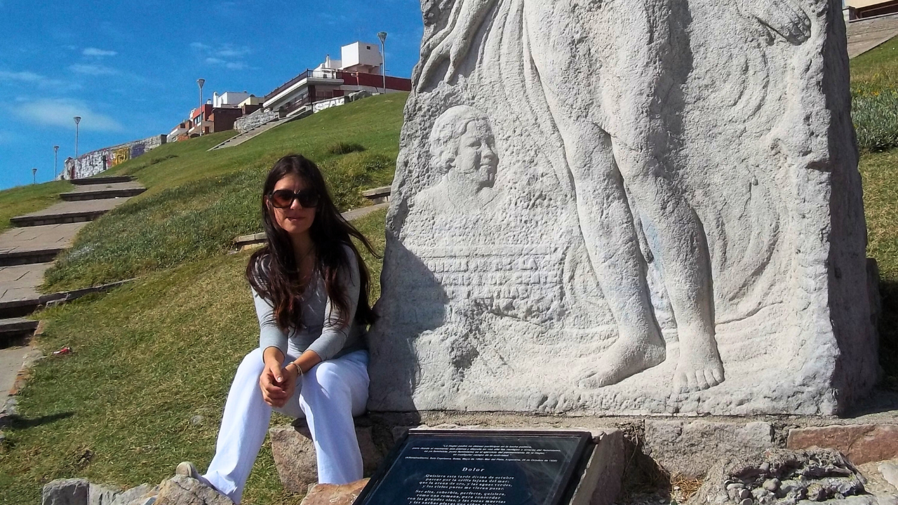 En Mar del Plata, Alfonsina Storni 