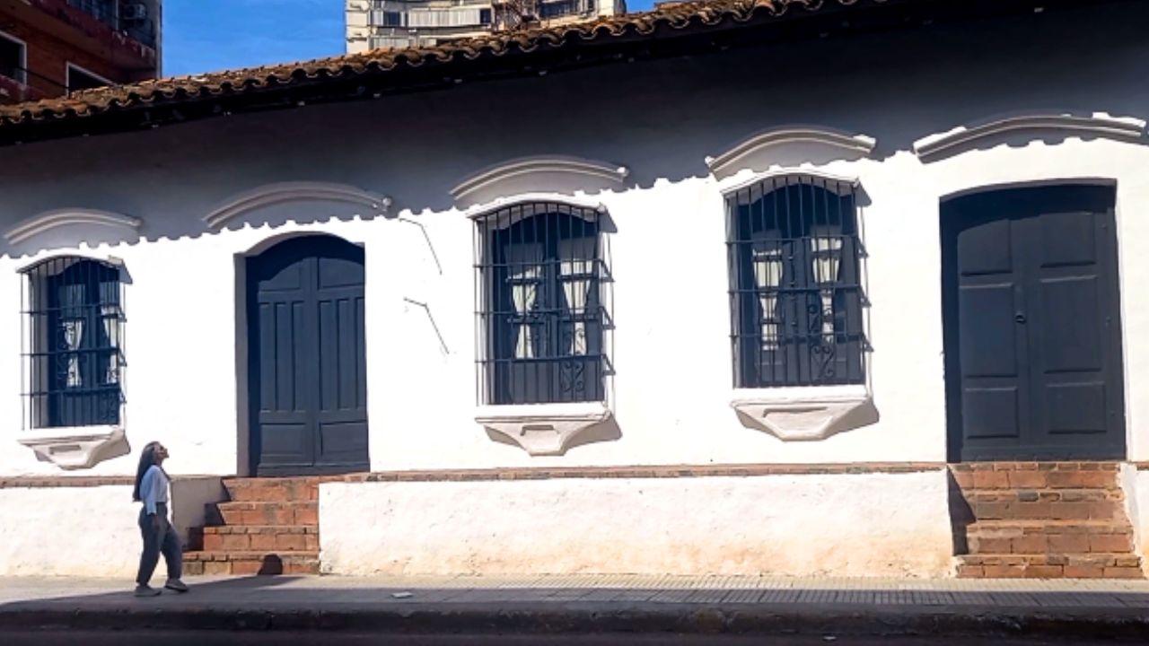 En Asunción, arquitectura colonial