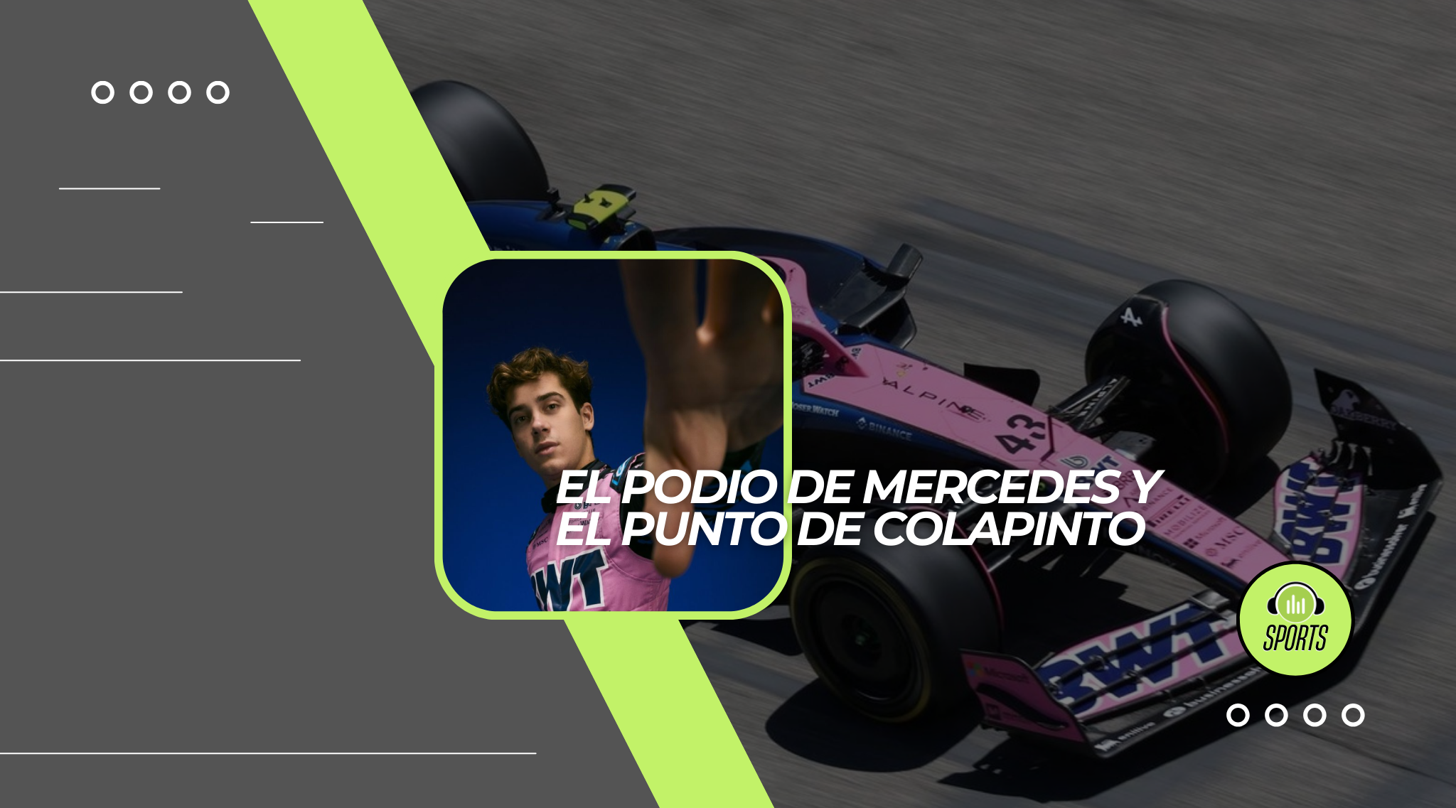 F1 en China: triunfo de Antonelli, puntos para Colapinto y un parón inesperado en el calendario
