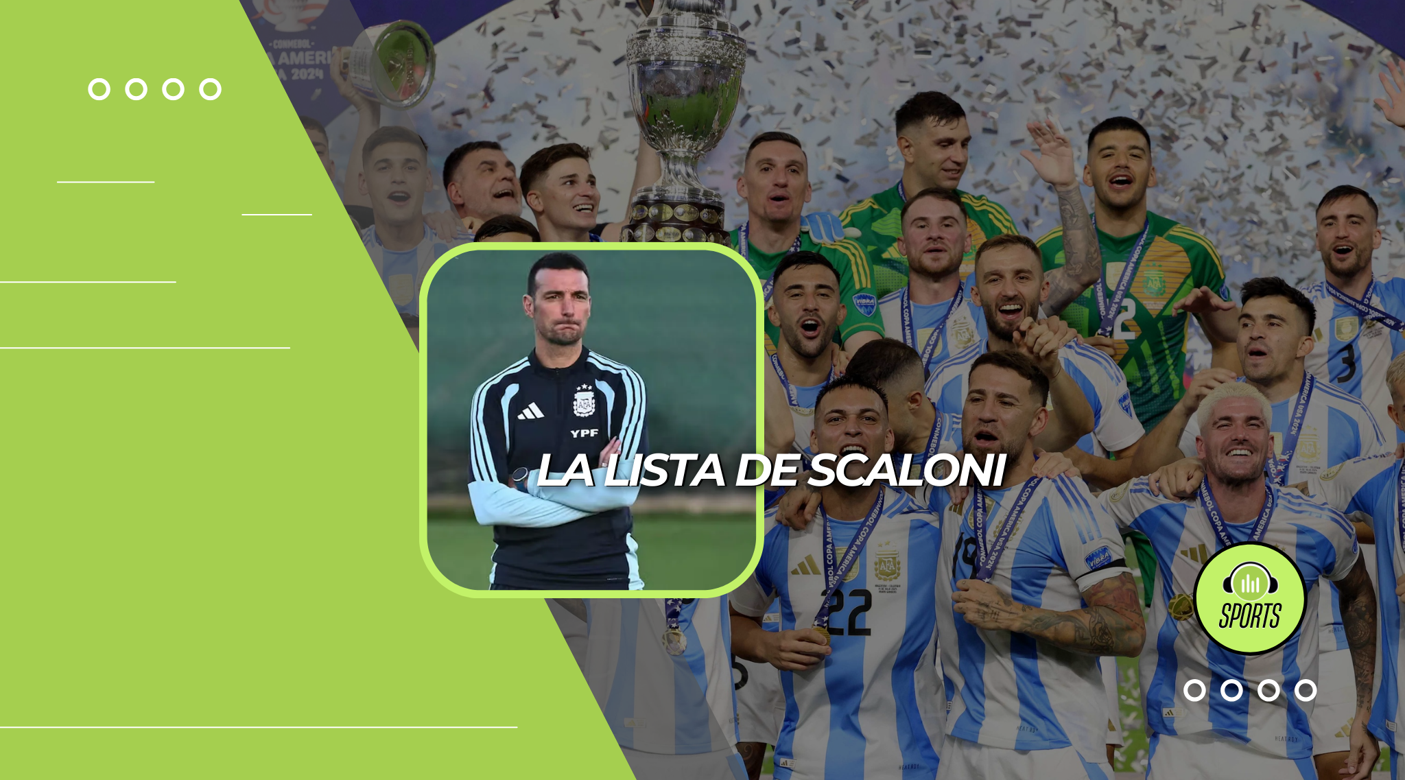 Scaloni presentó la lista de convocados para el amistoso de Argentina ante Guatemala