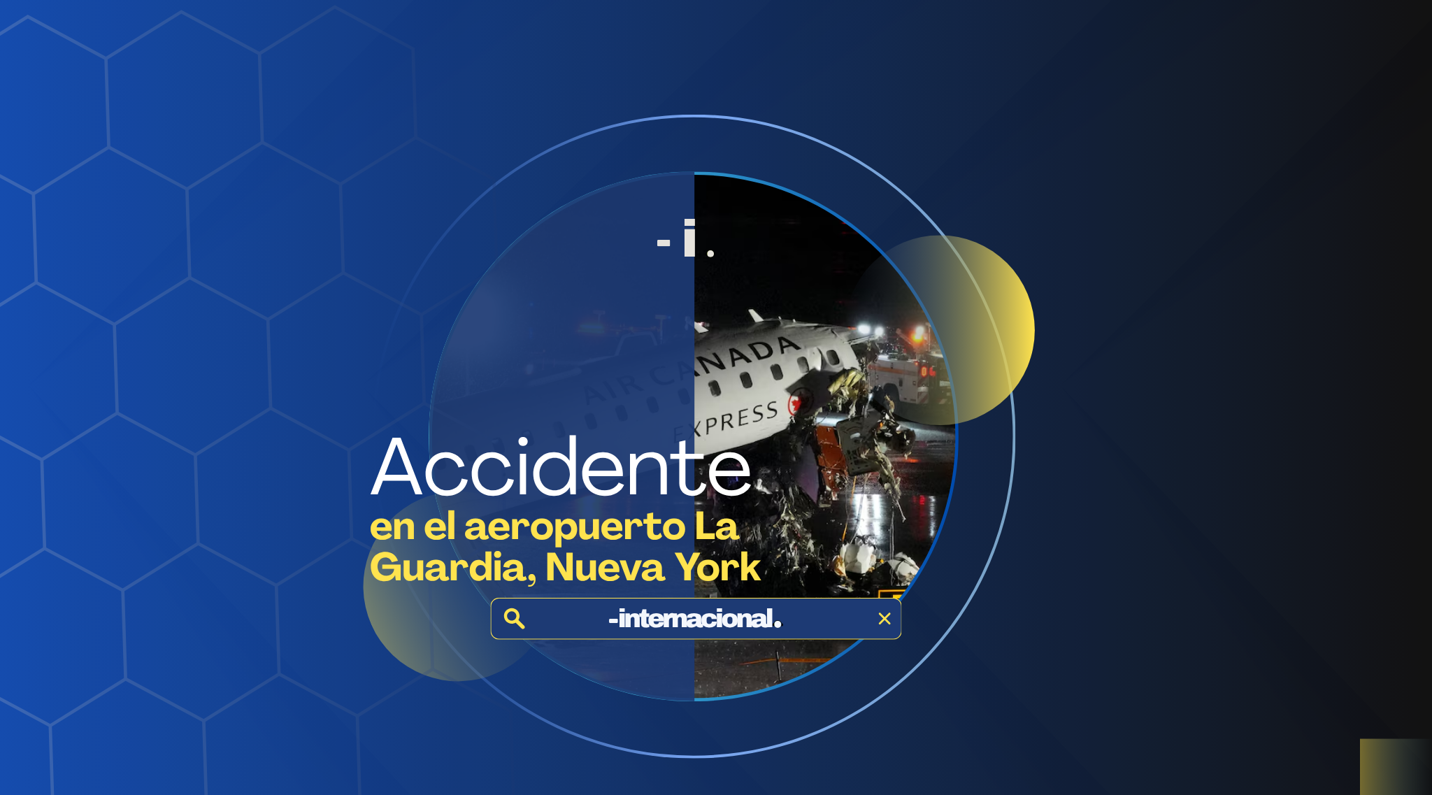 El accidente de un avión de Air Canada en Nueva York deja dos fallecidos y decenas de heridos