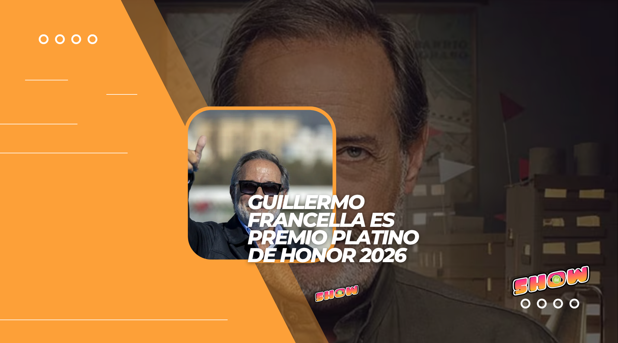 Guillermo Francella, Premio Platino de Honor 2026: el reconocimiento a una carrera que marcó al cine iberoamericano