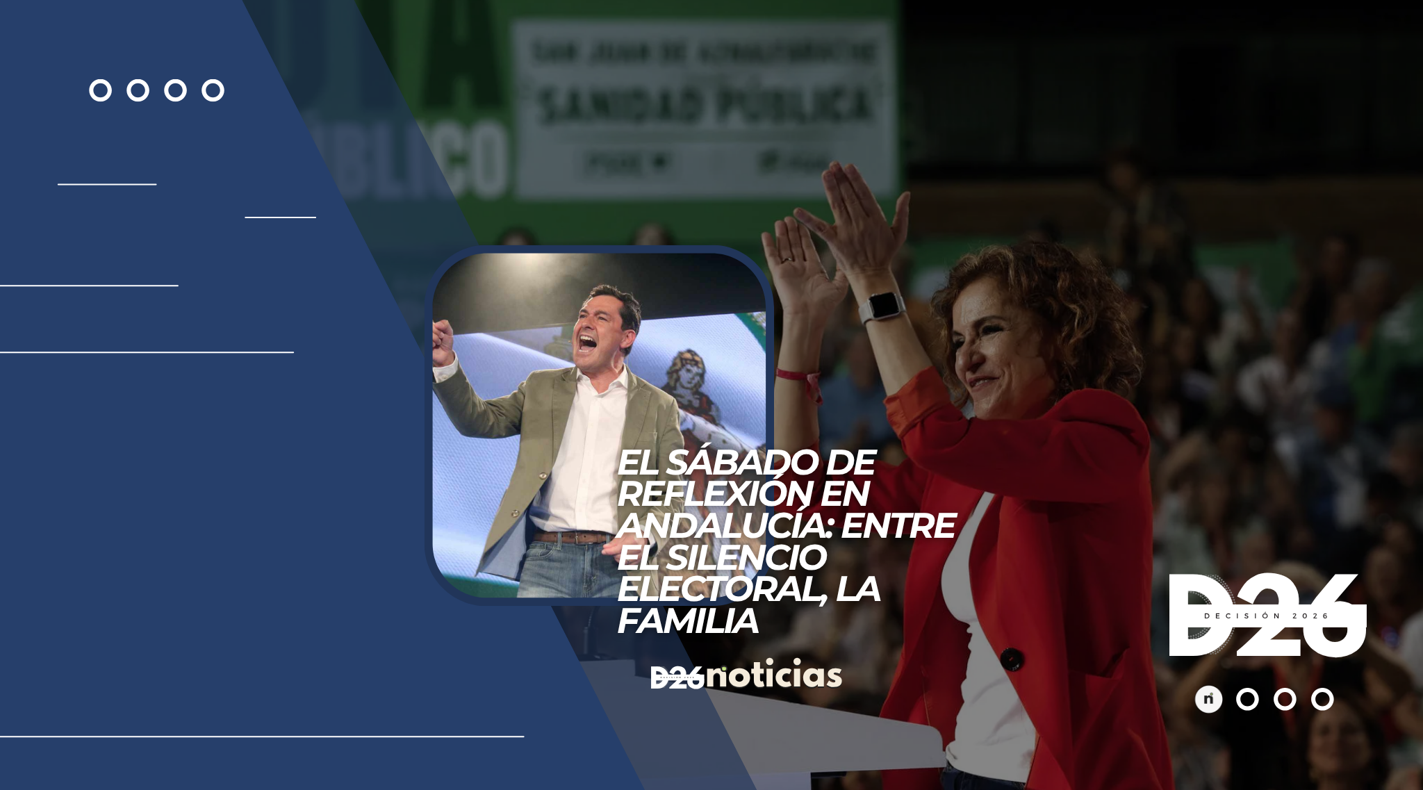 El sábado de reflexión en Andalucía: entre el silencio electoral, la familia y el cansancio de campaña