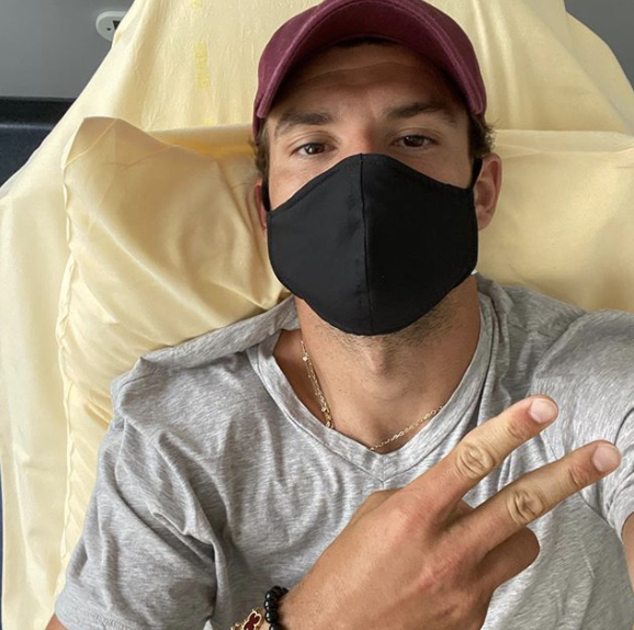 Participó del Adria Tennis Tour y tiene COVID