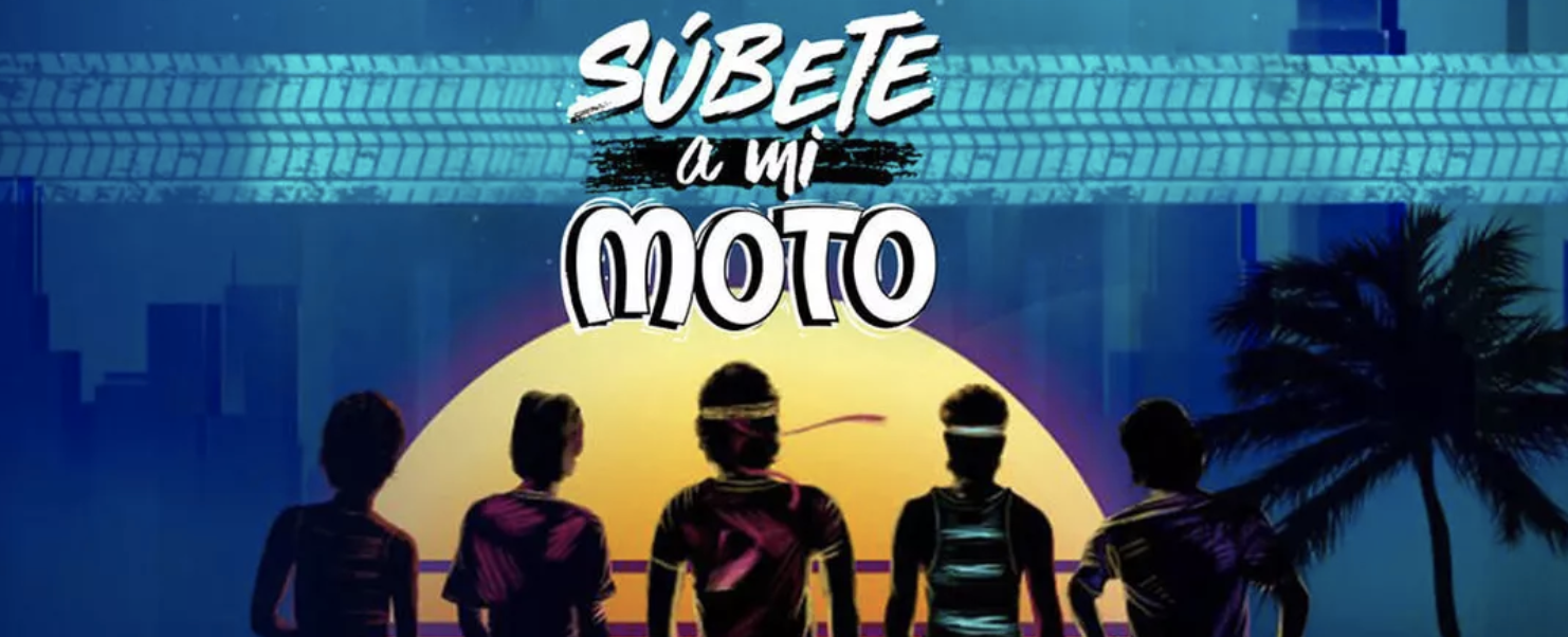 Súbete a mi moto.