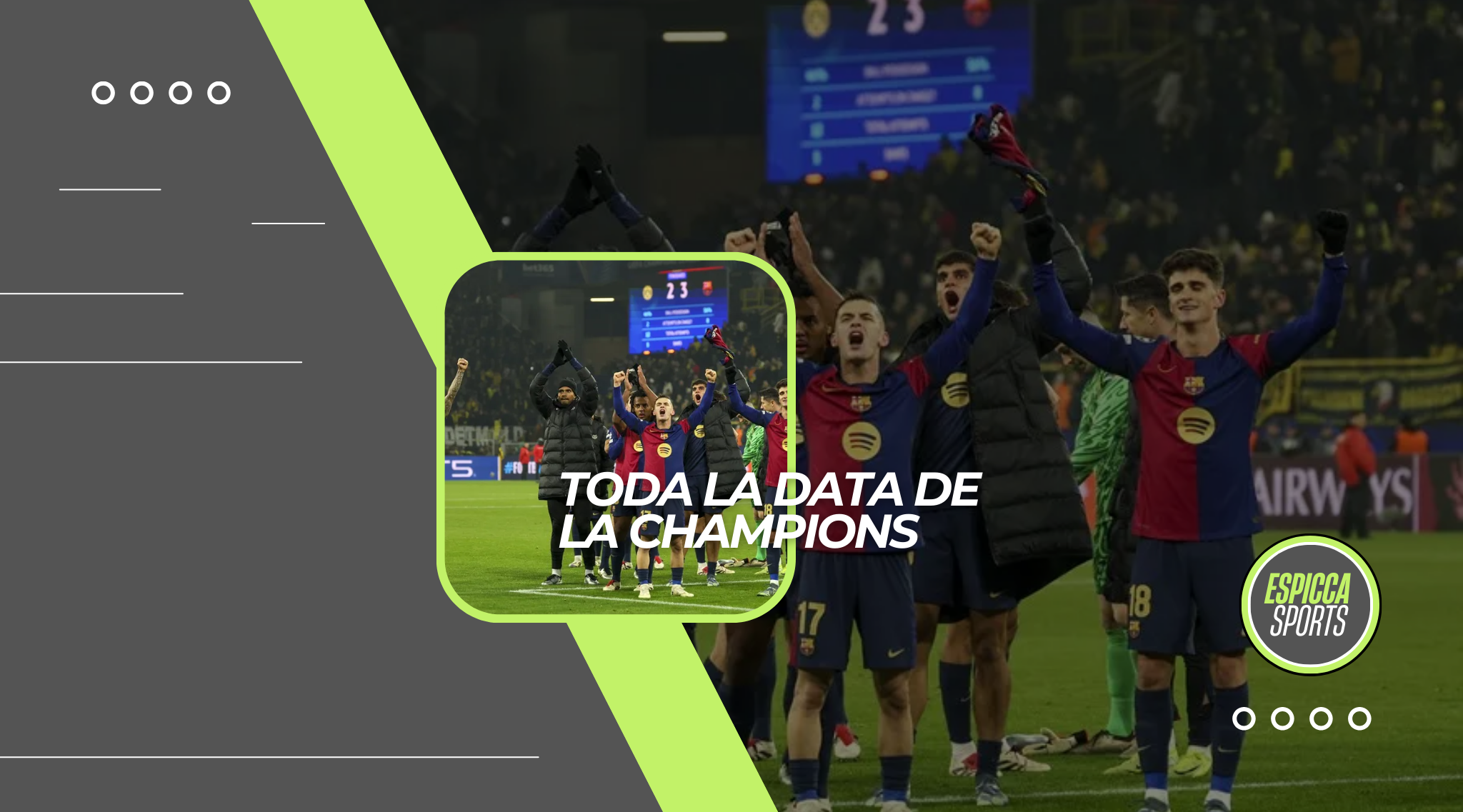 Toda la data de la Champions