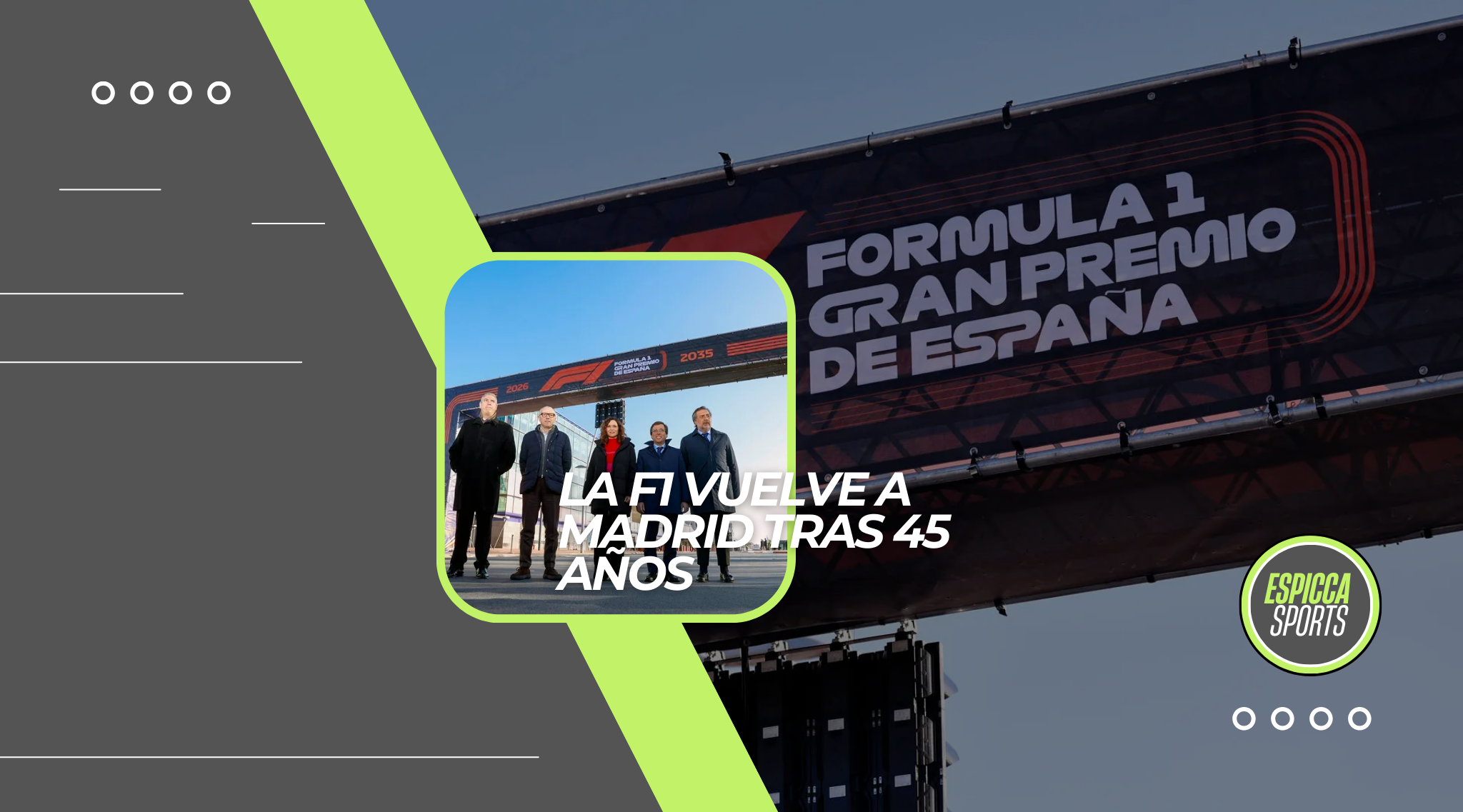 La Fórmula Uno volverá a Madrid 45 años después.