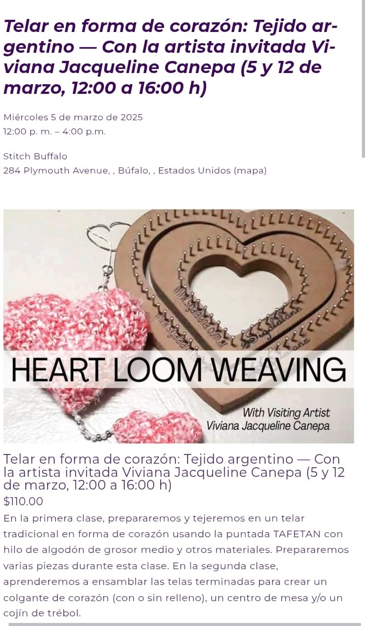 CLASE DE TELAR CORAZON 