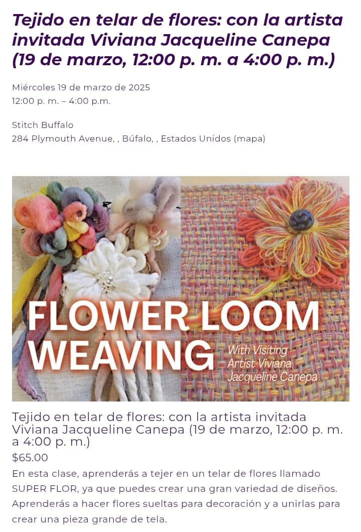 CLASE DE TELAR FLORES 