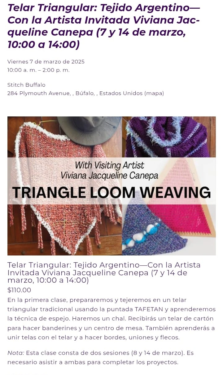 CLASE DE TELAR TRIANGULAR 