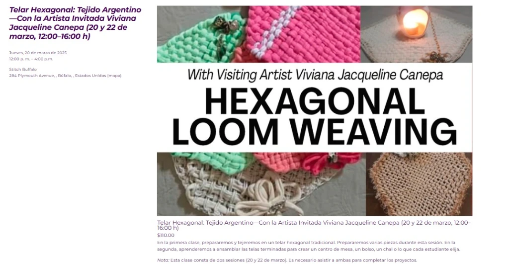 CLASE DE TELAR HEXAGONAL 