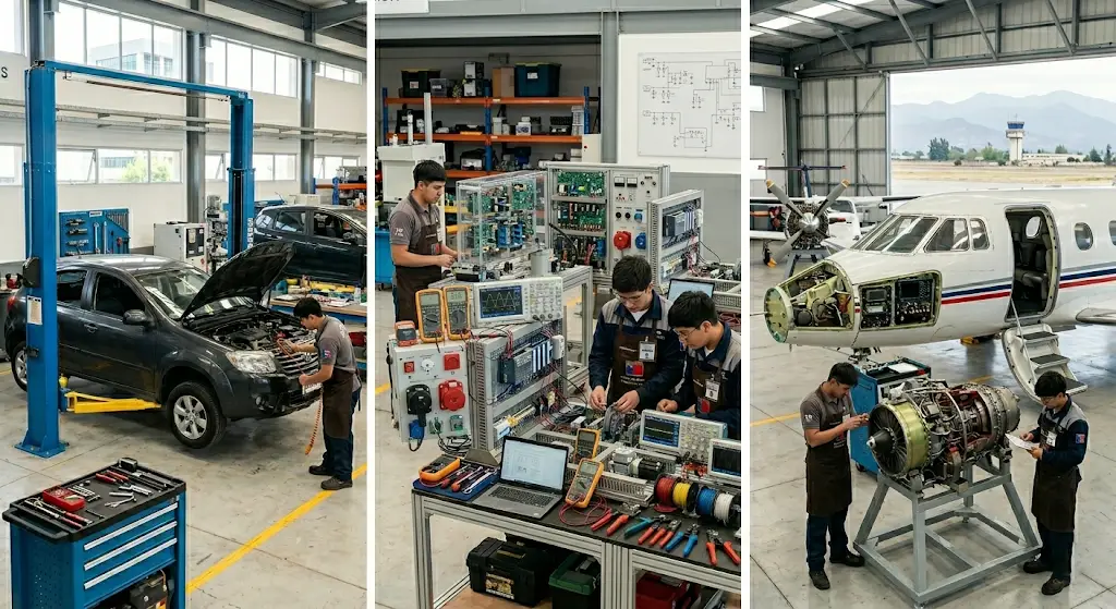 Nuestros Talleres: Espacios donde se construye el aprendizaje técnico