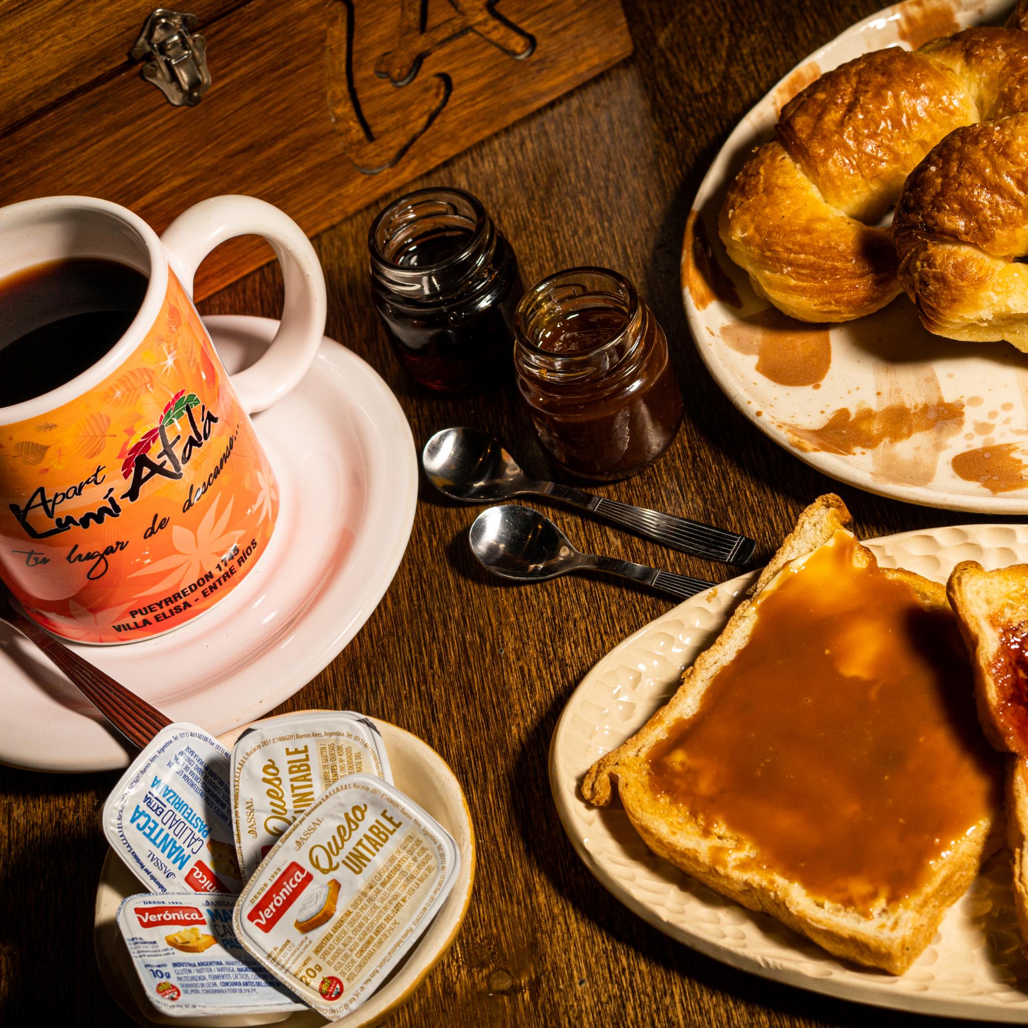 Desayuno del Apart Lumí Atalá
