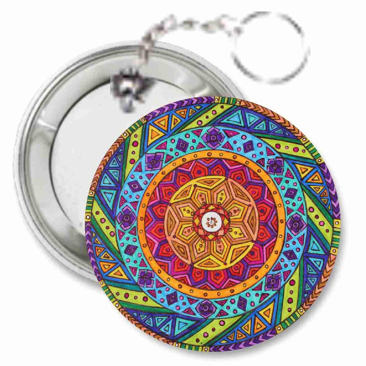 Diseños Llaveros Mandalas
