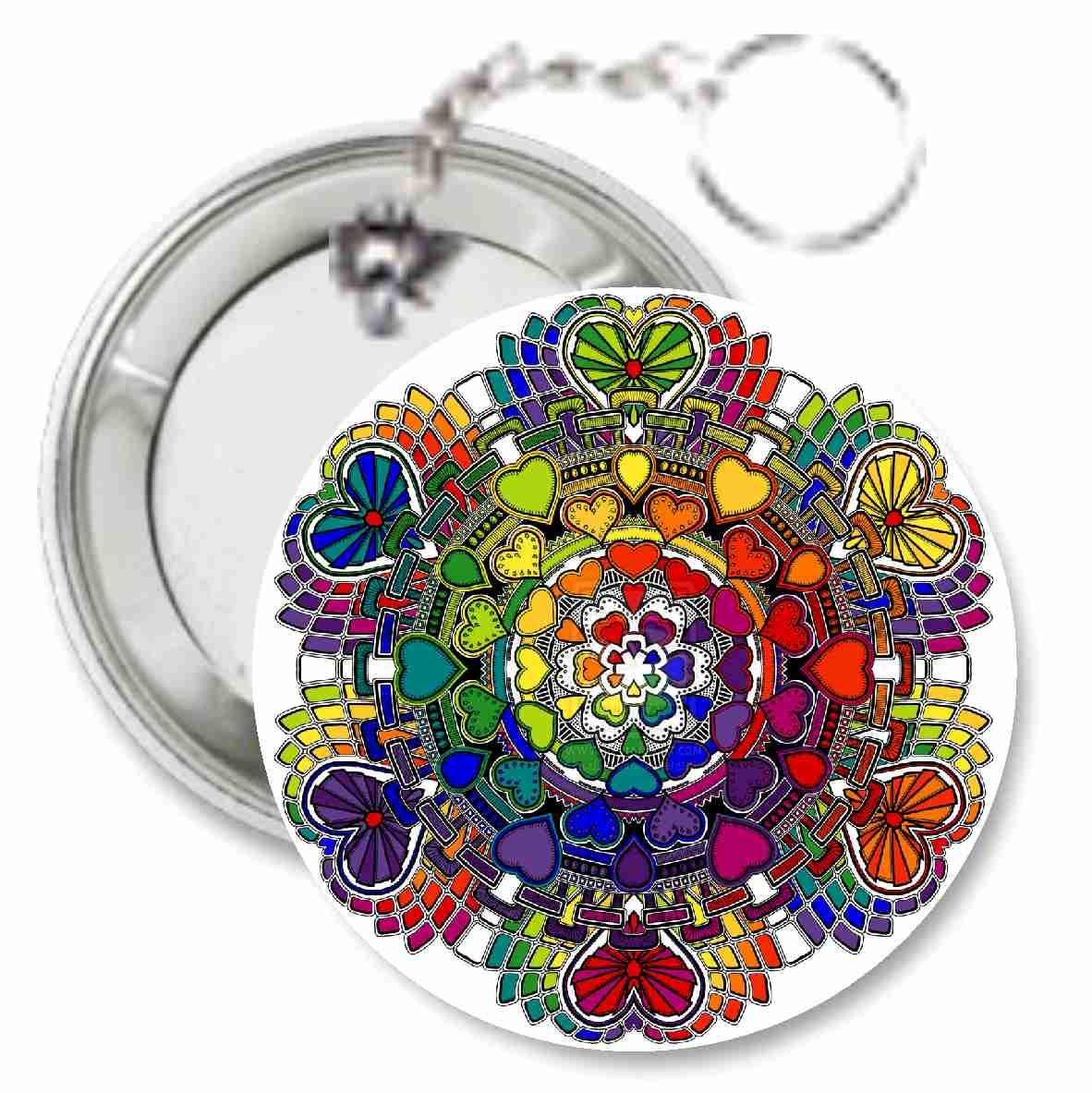 Diseños Llaveros Mandalas