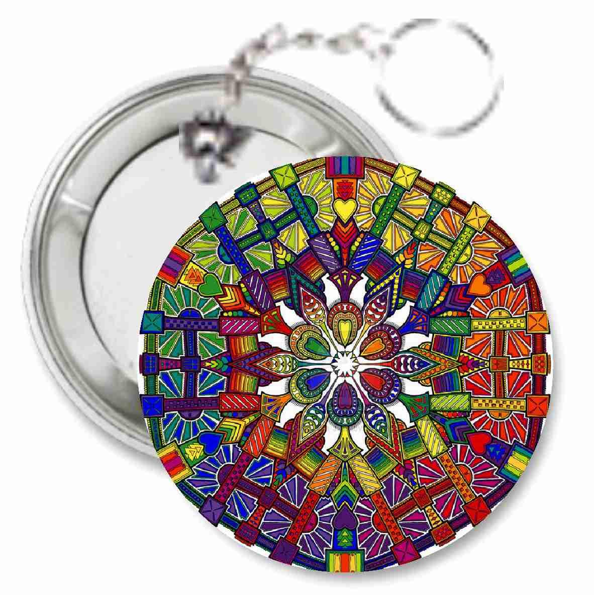 Diseños Llaveros Mandalas