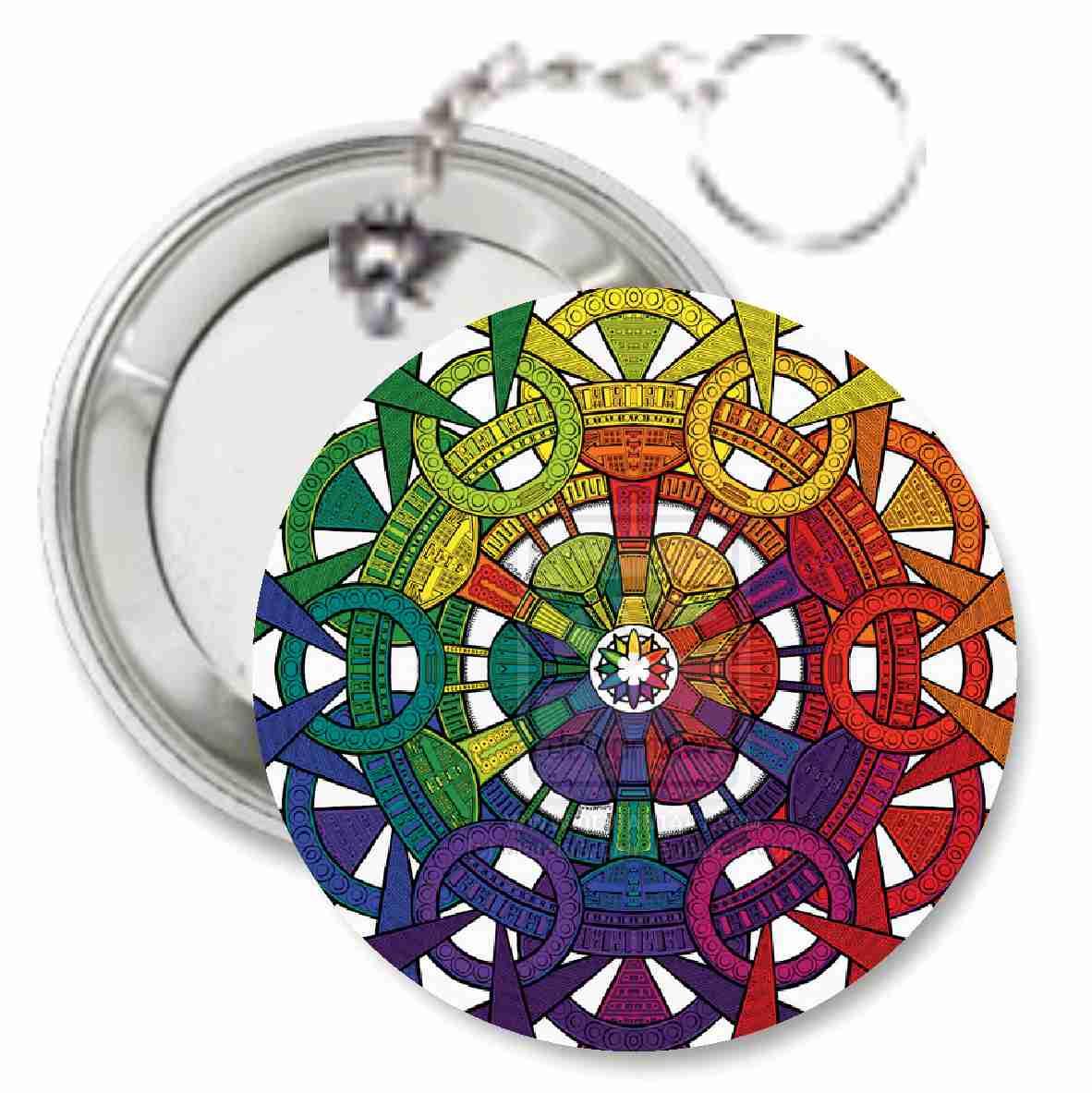 Diseños Llaveros Mandalas
