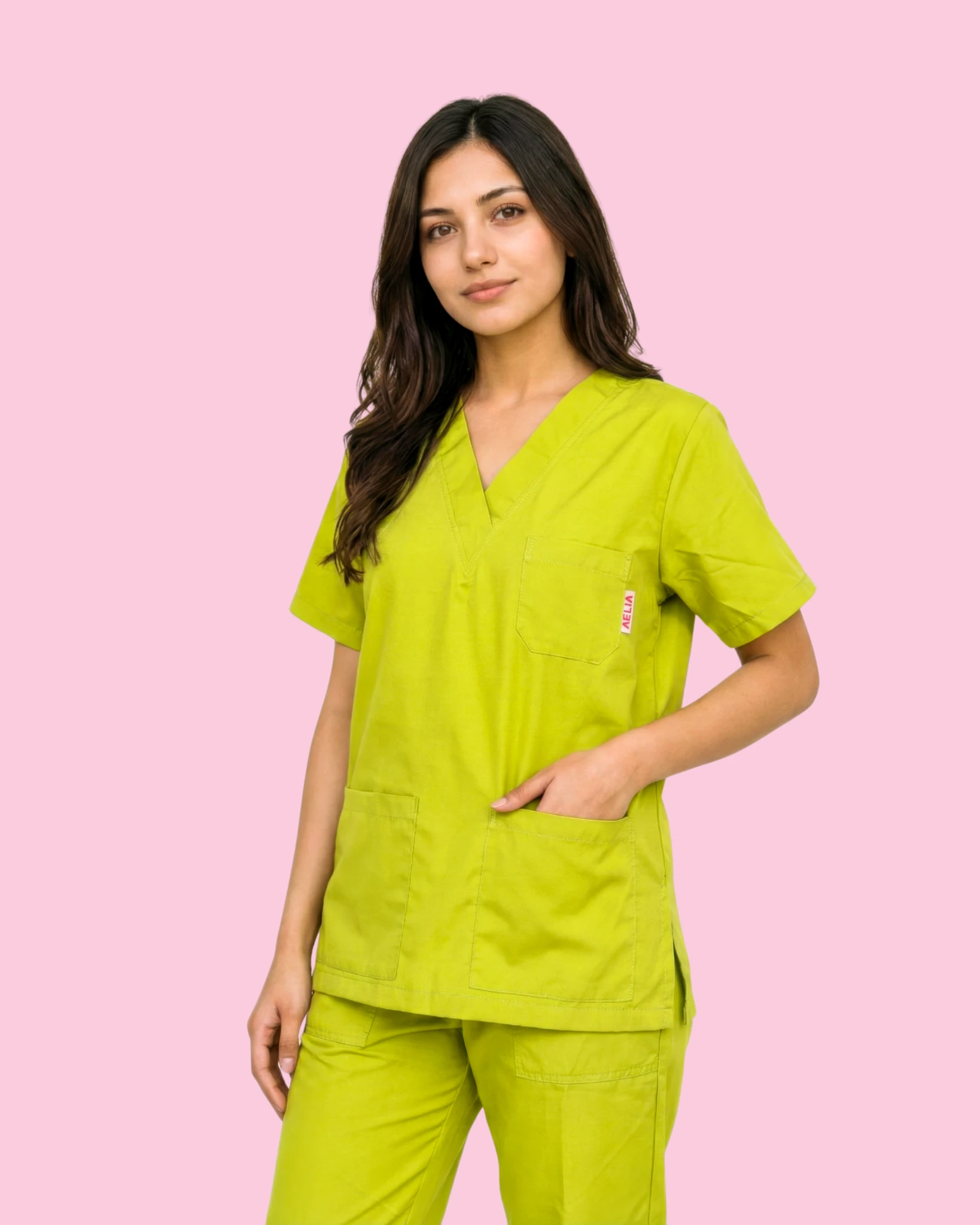 Ambo básico (Verde Oliva)