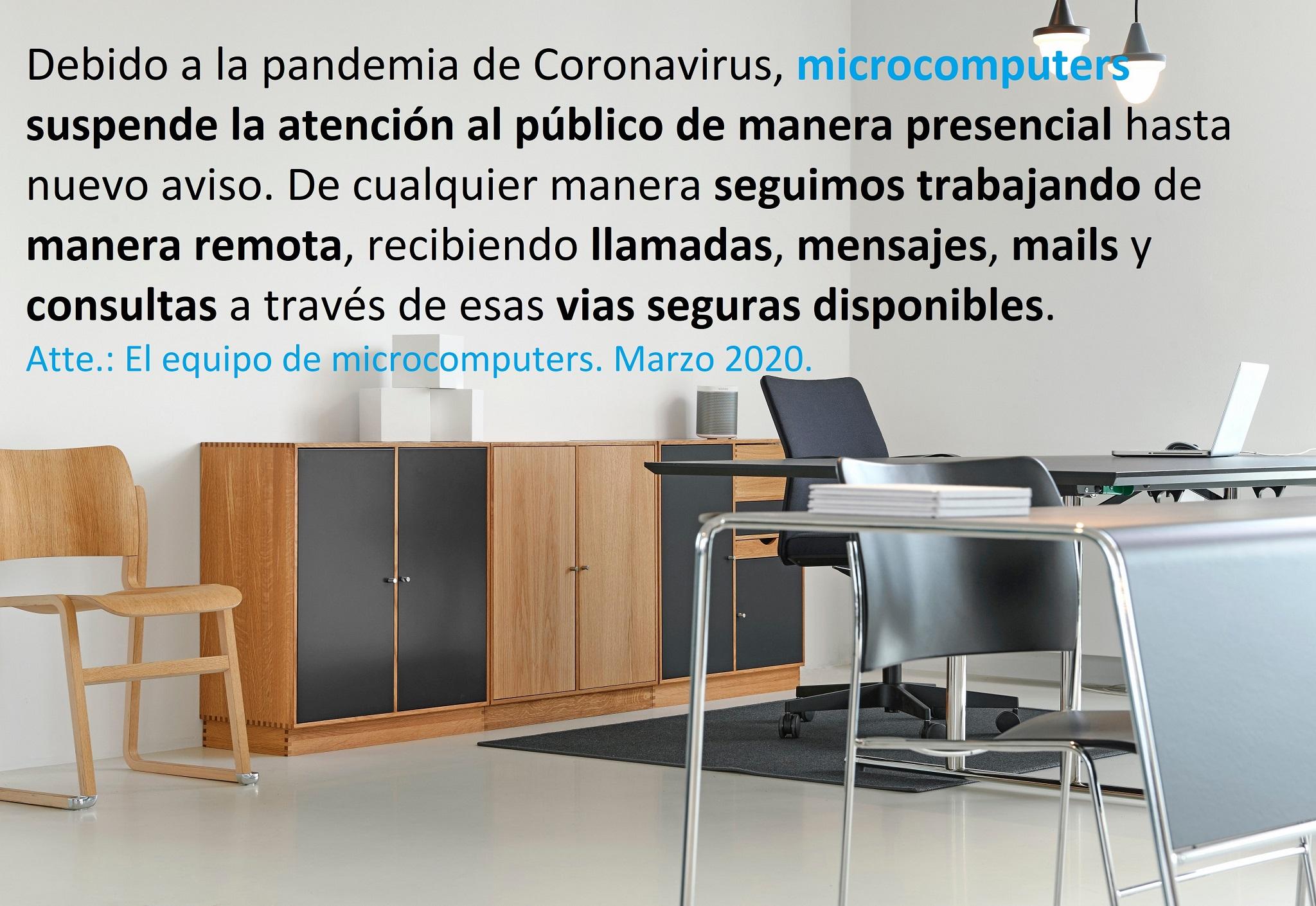 Coronavirus: Prevención en nuestras oficinas.