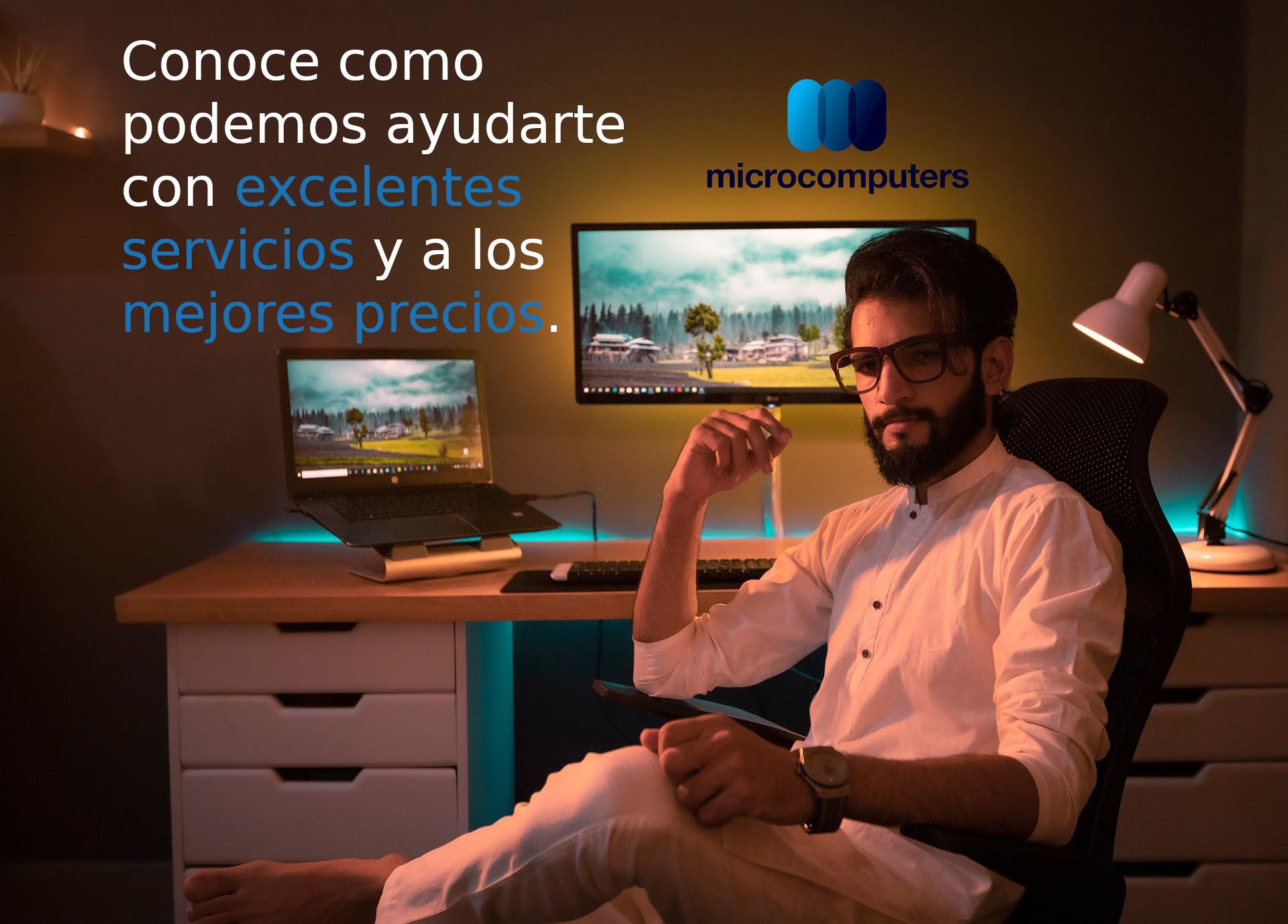 Microcomputers, servicios de tecnología.