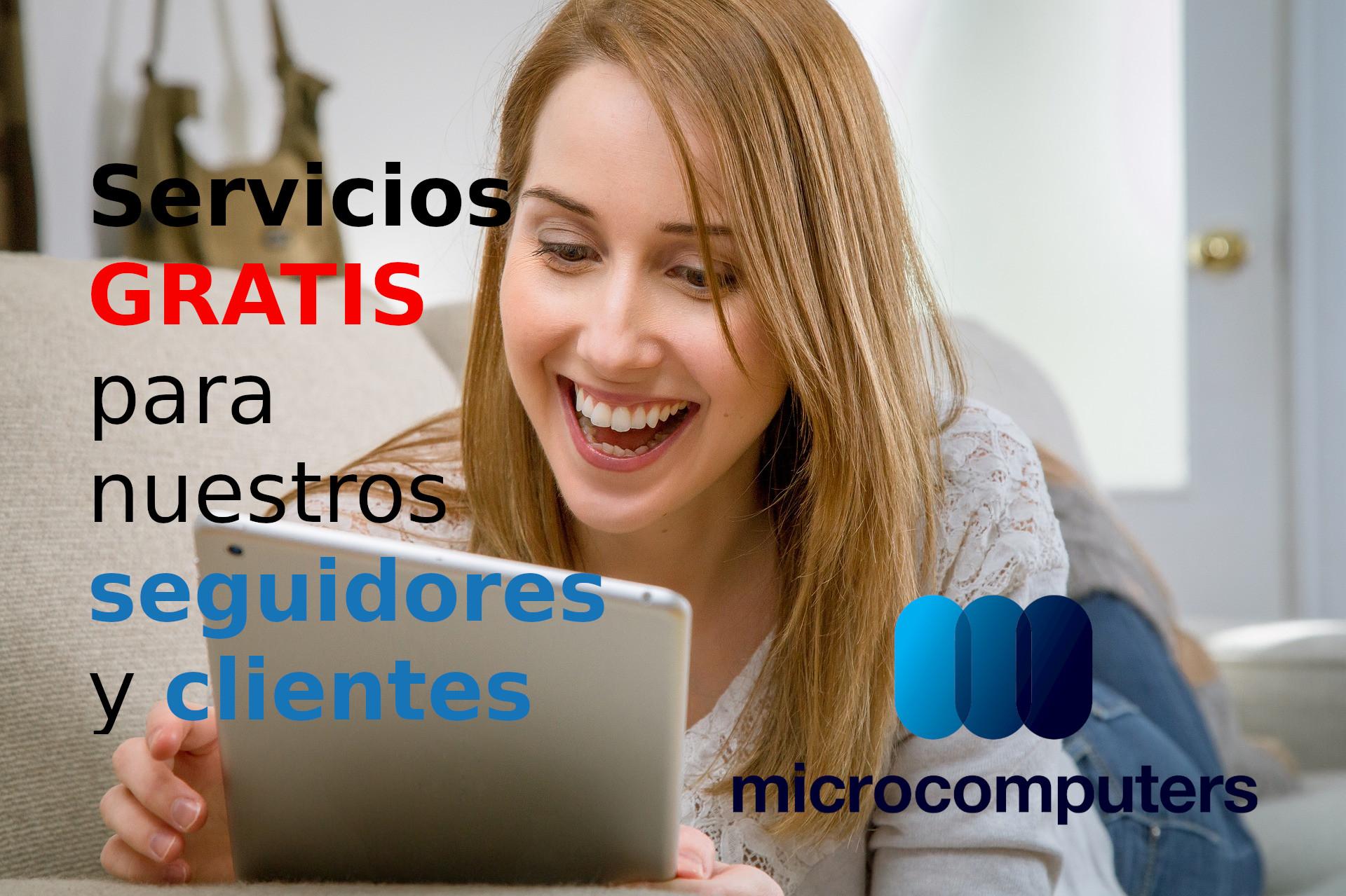 Microcomputers premia a seguidores y clientes.