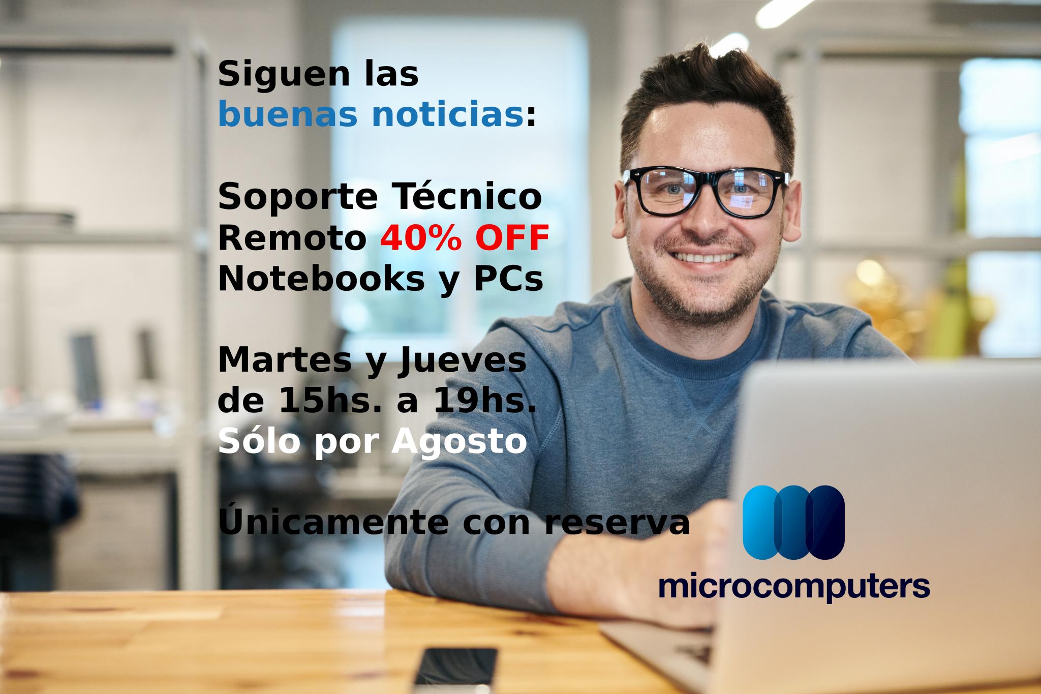 Soporte Técnico Remoto 40% OFF.