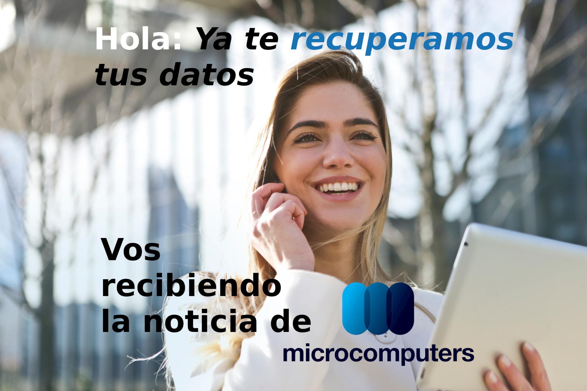 Hola: Ya te recuperamos tus datos.