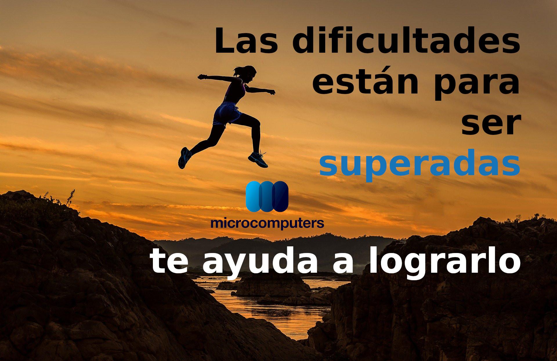 Las dificultades están para ser superadas.